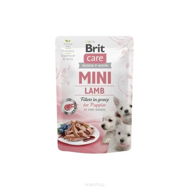 Brit Care Dog Mini Puppy Lamb 85g - Jagnięcina dla szczeniąt