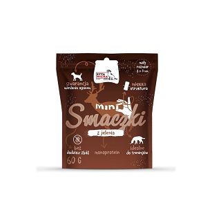 Syta Micha – Mini smaczki dla psa z jelenia 60g