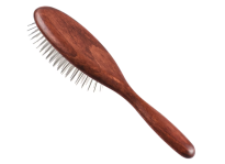 Blovi Red Wood Soft Pin Brush - duża, drewniana szczotka z metalowymi pinami 21mm, bardzo miękka (York, Maltańczyk, Shih-Tzu) - 3