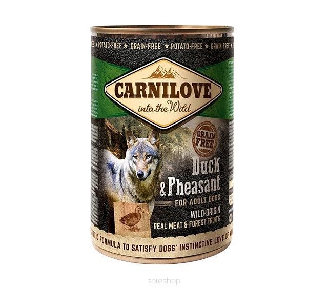 Carnilove Dog – Adult Duck & Pheasant 400g – Kaczka i bażant