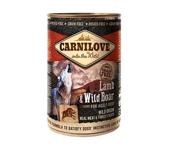 Carnilove Dog – Adult Lamb & Wild Boar 400g – Jagnięcina i dzik