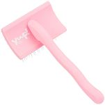 Yuup! – Professional Pink Mini Brush – Profesjonalna, mała szczotka pudlówka, różowa - 3