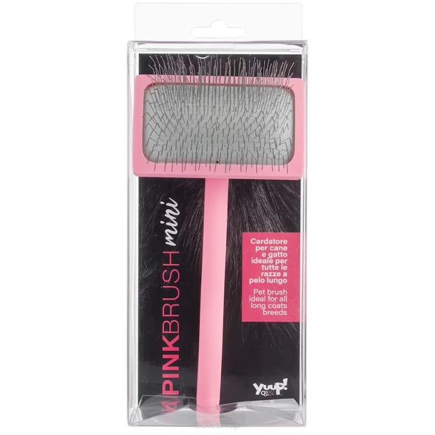 Yuup! – Professional Pink Mini Brush – Profesjonalna, mała szczotka pudlówka, różowa