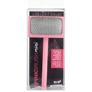 Yuup! – Professional Pink Mini Brush – Profesjonalna, mała szczotka pudlówka, różowa