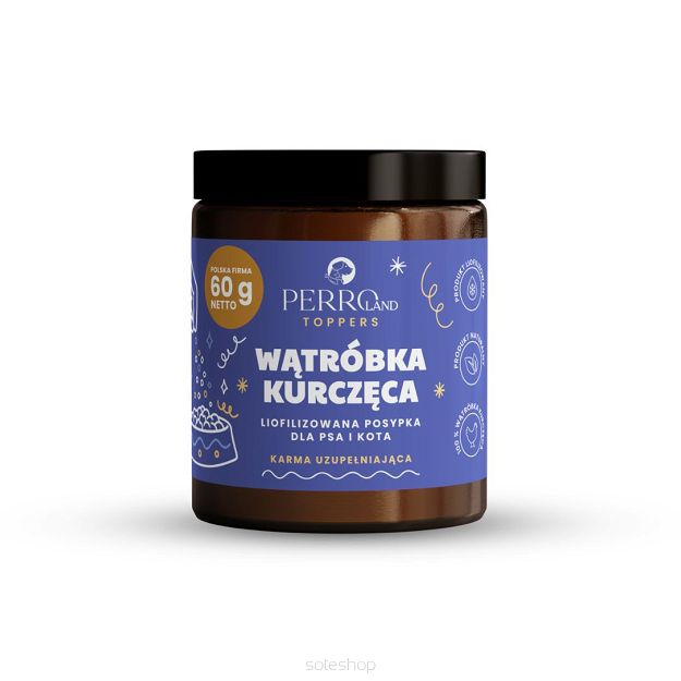 PERROland – Toppers 60g – Wątróbka kurczęca liofilizowana posypka dla psa i kota