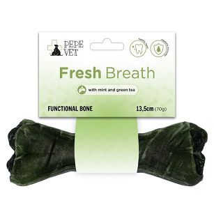 Paka Zwierzaka – PEPE VET – Fresh Breath 13,5cm – Zdrowe zęby – Kość funkcjonalna