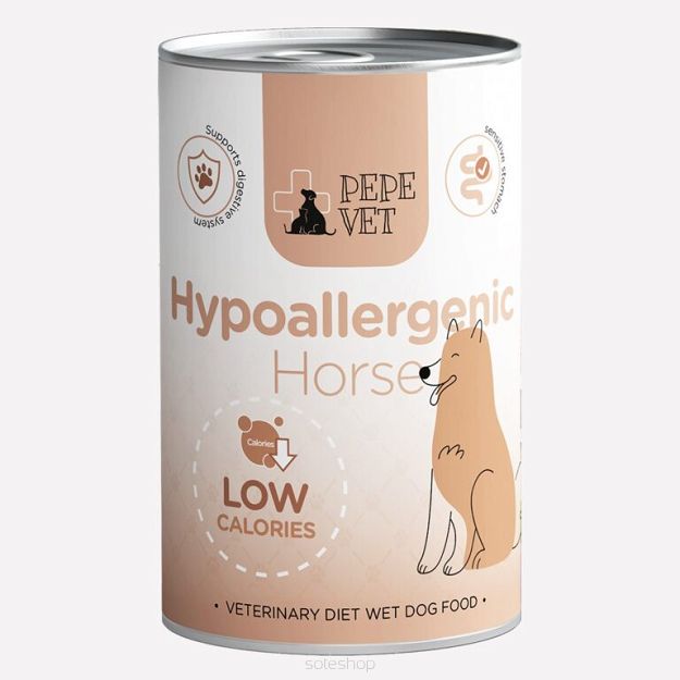 Paka Zwierzaka – PEPE VET Horse – Konina 400g – Hypoallergenic