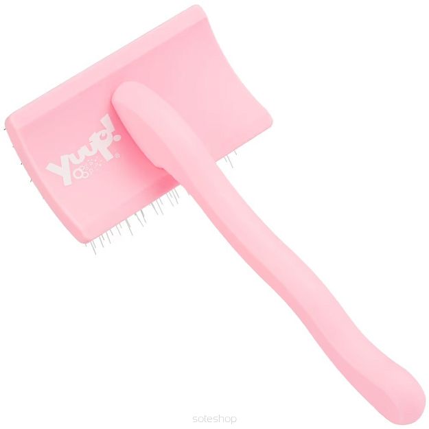 Yuup! Professional Pink Brush - profesjonalna szczotka pudlówka, różowa