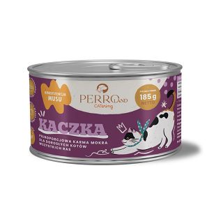 PERROland CATering 185g – Kaczka – Pełnoporcjowa karma mokra dla kotów