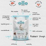 Ollo – Air Dried – Light Rabbit Strips 80g – Królik – Przysmaki funkcyjne dla psa - 3