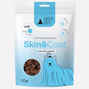 Paka Zwierzaka – PEPE VET – Skin&Coat 70g – Przysmaki funkcyjne