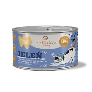 PERROland CATering 185g – Jeleń – Pełnoporcjowa karma mokra dla kotów