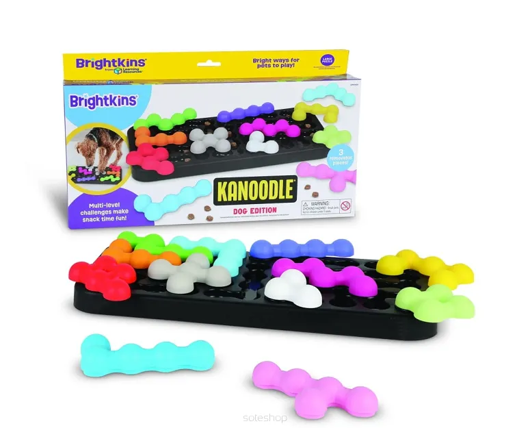 Brightkins – Łamigłówka Gra KANOODLE – Klasyczna gra logiczna dla psa