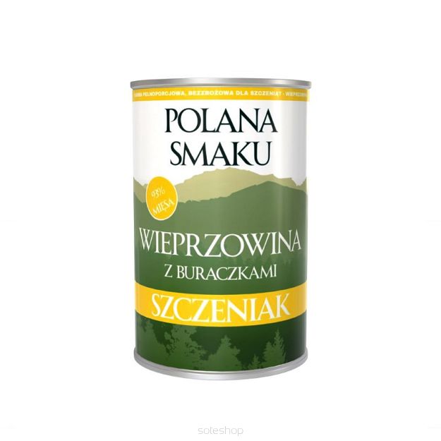 Polana Smaku – Szczeniak – Wieprzowina z buraczkami 400g