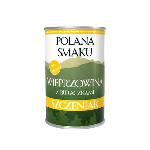 Polana Smaku – Szczeniak – Wieprzowina z buraczkami 400g