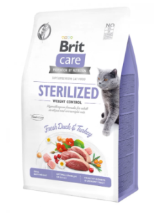 BRIT Care Grain-Free Sterilized Weight Control - sucha karma dla kota - 2 kg