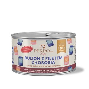 PERROland – Soups 140g – Bulion z łososia dla psa i kota